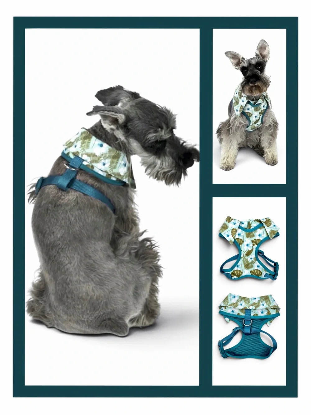 Vibrant Life Dog Hawaiian Shirt Harness